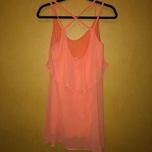 Orange flowy dress✨